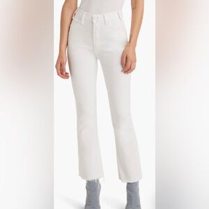 MOTHER The Hustler Fray Fairest of Them All White Size 26